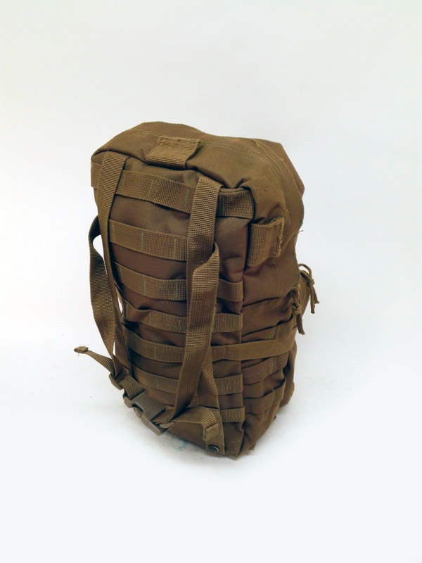 bolsa auxiliar militar loneta verde 41x24x21 1u